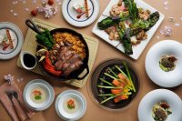 コートヤード・バイ・マリオット 東京ステーション
溶岩石のグリルで焼き上げた春の海の幸・山の幸を味わう
春のディナーコース「Spring Breathing」を発売
