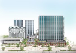 「みなとみらい21中央地区60・61街区」開発事業計画の完成イメージ 「みなとみらい21中央地区60・61街区」開発事業計画の完成イメージ