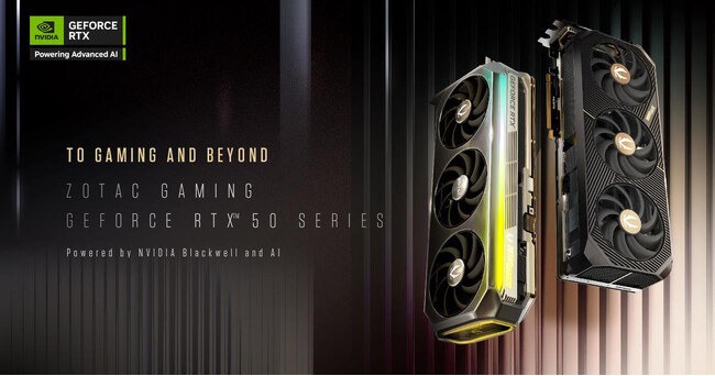 GeForce RTX 5070 Tiを搭載するZOTAC社製グラフィックボード3製品を発表