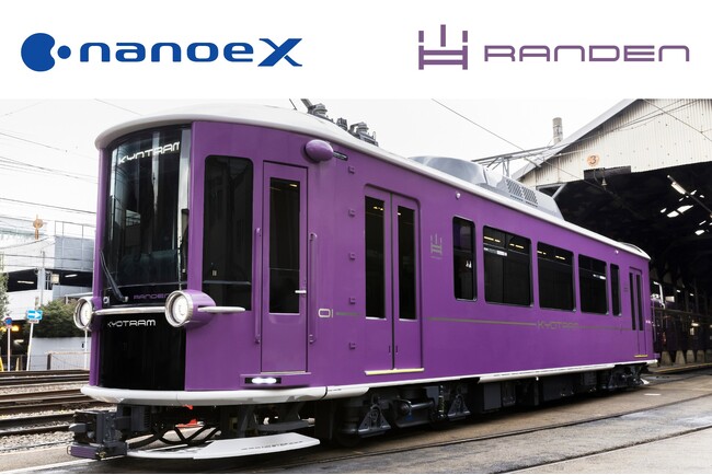 JR東日本テクノロジーとパナソニックが共同開発したナノイーX発生装置を嵐電（京福電気鉄道嵐山線）の新型車両「KYOTRAM」に搭載