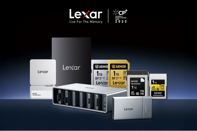 Lexar、CP+ 2025で革新的なストレージ技術を発表