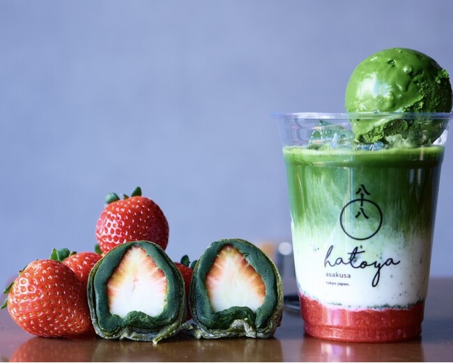 【濃厚抹茶で包む】渋谷109に抹茶苺大福が８日間限定で初登場