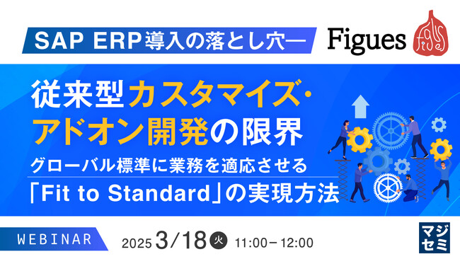 『SAP ERP導入の落とし穴――従来型カスタマイズ・アドオン開発の限界』というテーマのウェビナーを開催