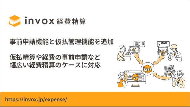 「invox経費精算」が事前申請機能と仮払管理機能を同時リリース
