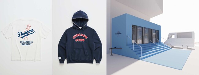 Madhappy：Los Angeles Dodgers、Chicago Cubsとのカプセルコレクションが3月7日に登場。コレクションを初披露するポップアップストアを渋谷PARCOで開催