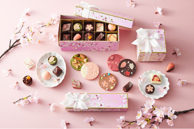 春をはこぶ、桜コレクション！2025年の新作となるマカロンやマドレーヌショコラなどがショコラ専門店「ベルアメール」より続々登場！