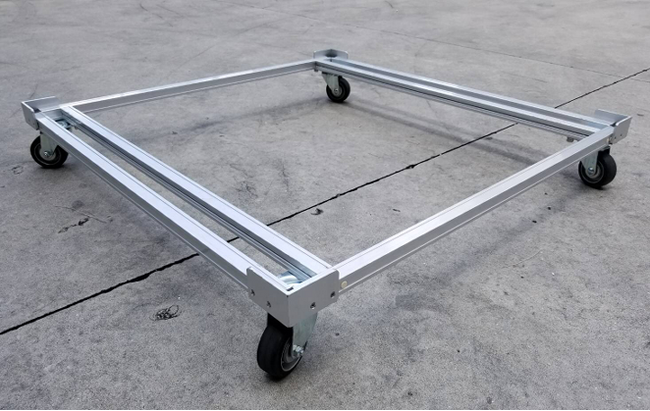 物流や製造現場でニーズを伸ばすアルミ台車「ちょいカーゴ」フォークリフトやハンドリフトの代替として、4年で売上４.2倍
