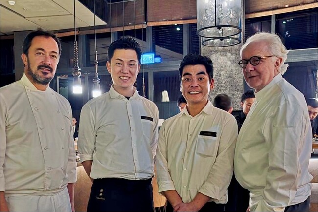 ドバイの日本料理店 【崇寿 TakaHisa】 が伝説の三つ星シェフ、世界的巨匠アラン・デュカス氏を迎えコラボレーションを開催。1日限りの夢の共演が実現