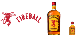 「ファイヤーボール」ロゴ、商品画像 「ファイヤーボール」ロゴ、商品画像