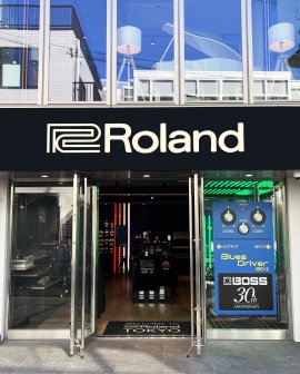「BD-2」デザインのデコレーションを施したRoland Store Tokyoのイメージ 「BD-2」デザインのデコレーションを施したRoland Store Tokyoのイメージ