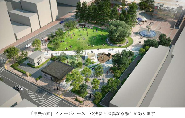 関西初の都市公園リノベーション協定制度を活用し 「居心地が良く歩きたくなる」まちづくりを目指す 「阪神尼崎駅前 中央公園」3月29日（土）リニューアルオープン！