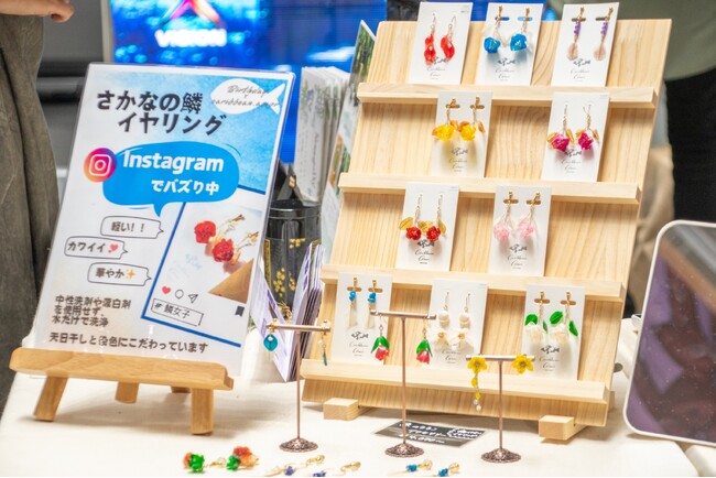 アップサイクルを取り入れた「NEW ENERGY TOKYO（ニューエナジートーキョー）」に『Birthday 自由が丘』が出展！鱗のアクセサリーを販売