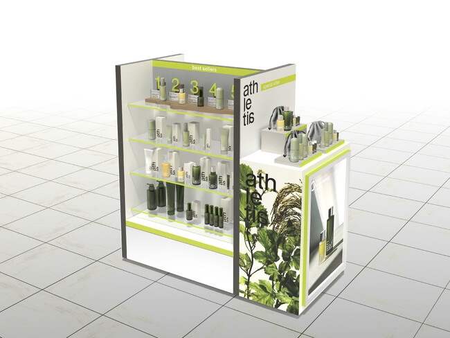 athletia＜アスレティア＞、羽田空港第 3 ターミナル 出国エリア北側 COSMETIC BOUTIQUE NORTH で POP UP 開催。