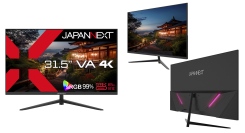 JAPANNEXTが31.5インチ VAパネル搭載 USB-C(最大65W)給電対応の4K液晶モニターをAmazon限定 37,980円で2月28日(金)に発売