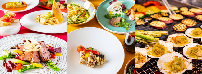 【voco大阪セントラル】本格イタリアンで春を満喫！旬の食材を贅沢に使った、彩り豊かなランチビュッフェと3種のディナーコース