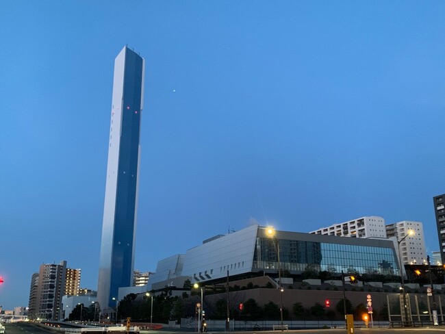 東京都中央清掃工場にLED照明を導入