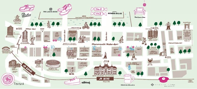 アートを楽しみながら街歩き！イラストデジタルマップ「TOKYO ART WALK 2025 ART MAP」公開　アートスポットを巡るスタンプラリーも同時開催