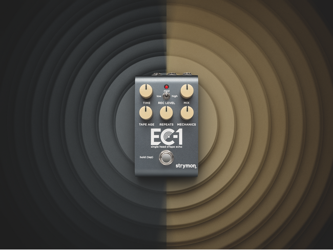 strymonから、あらゆるエコーサウンドを簡単に表現できるテープエコー「EC-1」が登場！
