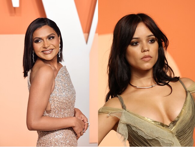 ジェナ・オルテガ、ミンディ・カリング、コニー・ニールセンがポメラートのジュエリーをまといヴァニティ・フェア・オスカーパーティに登場