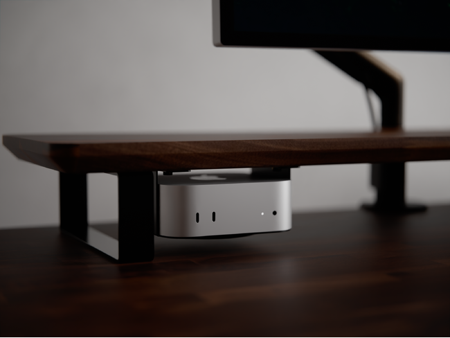 PREDUCTS：新型Mac miniをデスクやシェルフに吊り下げる「Mount for Mac mini 2」販売開始