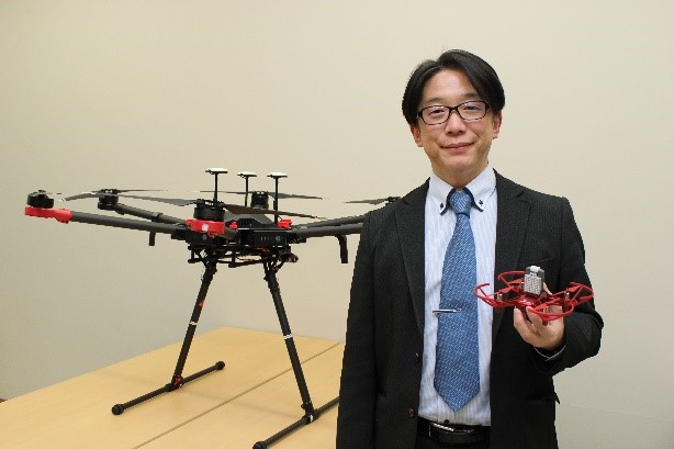 【大阪工業大学】消防防災活動にドローンを役立てる
