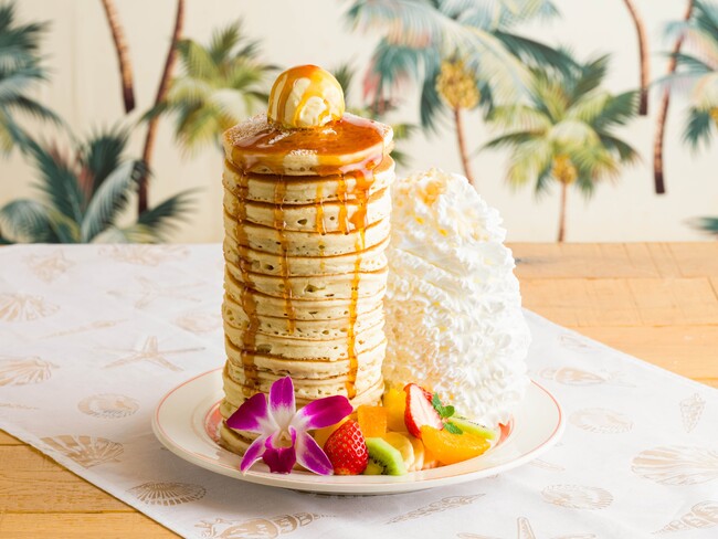 15年分の感謝を重ねました！Eggs ’n Thingsのアニバーサリーパンケーキ「15 Stack Pancakes!」エグスン 15th アニバーサリー3月10日（月）～3月31日（月）まで販売