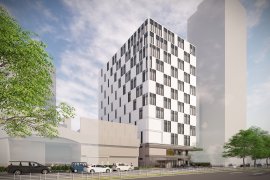 (仮称)上本町六丁目ビル 外観パース(イメージ) (仮称)上本町六丁目ビル 外観パース(イメージ)