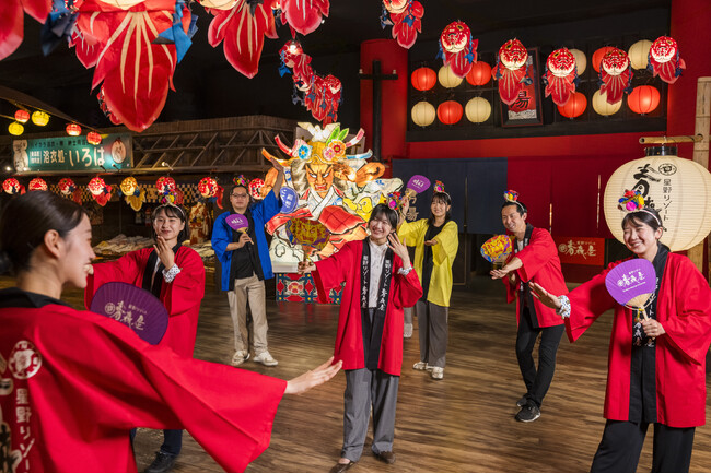 【青森屋】毎晩がお祭り!誰でも気軽に津軽手踊りを楽しめるアクティビティ「わもなもねぶた音頭」初開催