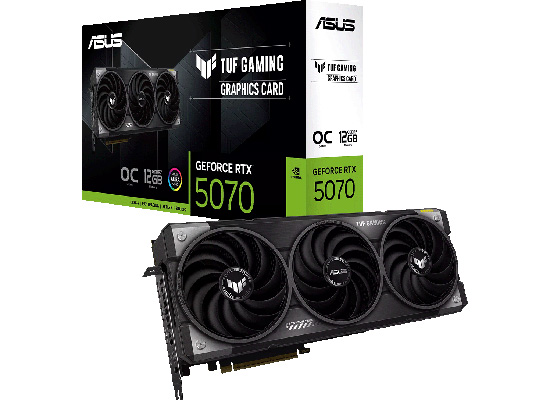 ASUSから、GeForce RTX 5070 トリプルファン搭載グラフィックボード発売
