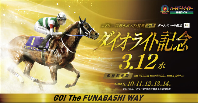 船橋ケイバ 第１３回開催〔３月１０日（月）～３月１４日（金）〕第１３回はＴＣＫとの５日間協同開催！！