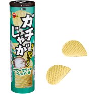 バリバリ食感がクセになるサワークリーム風味のポテトチップス　ブルボン、「ガチじゃがサワークリームペッパー味」を3月11日(火)に期間限定で新発売！