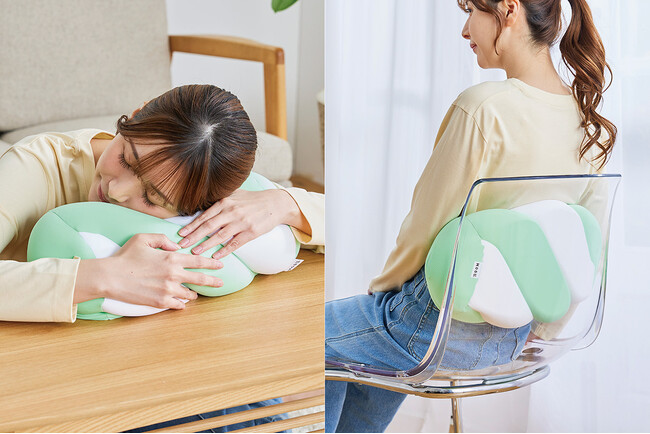 食感じゃなく“触感”を楽しんで！Z世代に人気のツイストマシュマロそっくりなクッション『ツイストマシュマロ』がホワイトデーに向け販売スタート