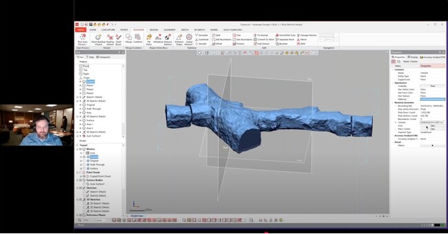 Geoｍagic Design X、採掘トンネルの体積・面積解析方法をYou-Tubeで動画公開中！