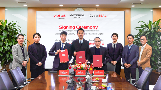株式会社Cyberzeal、ベトテルサイバーセキュリティおよび株式会社マテリアルデジタルと戦略的パートナーシップを締結