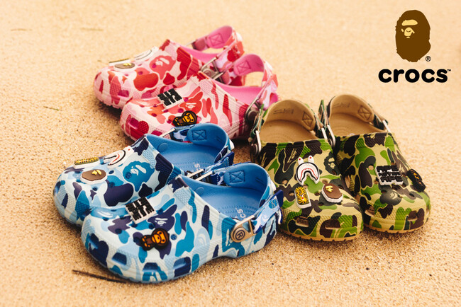 A BATHING APE(R)︎ × Crocs