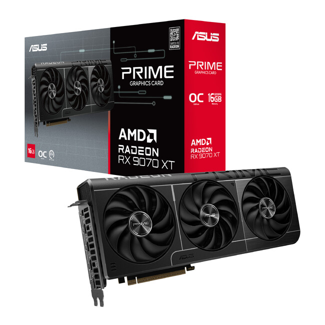 ASUS　PRIMEシリーズより、AMD Radeon(TM) RX 9070 XT 搭載モデル、およびRadeon(TM) RX 9070 搭載ビデオカードを発表
