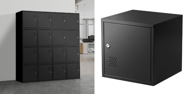 書類の管理や個人ロッカーとして使えるセキュリティボックスに新色の「100-LBOX006BK（ブラック）」を3月7日に発売