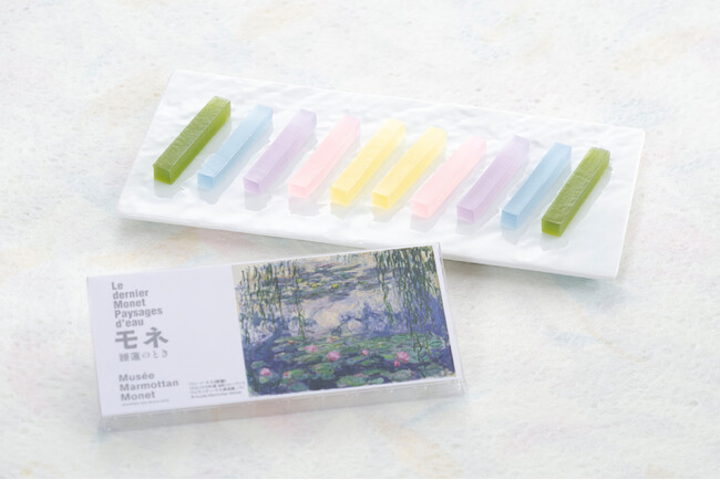 【展覧会限定】モネ×和菓子のコラボレーション。「モネのいろどり琥珀糖」を「モネ 睡蓮のとき」京都展の展覧会特設ショップにて発売いたします。