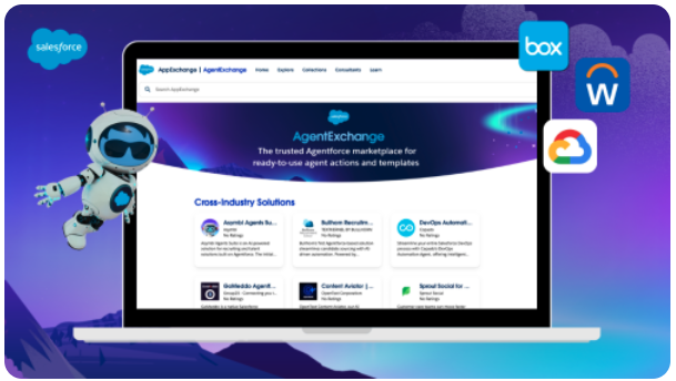 Salesforce、Agentforce向けの信頼できるマーケットプレイス「AgentExchange」を発表