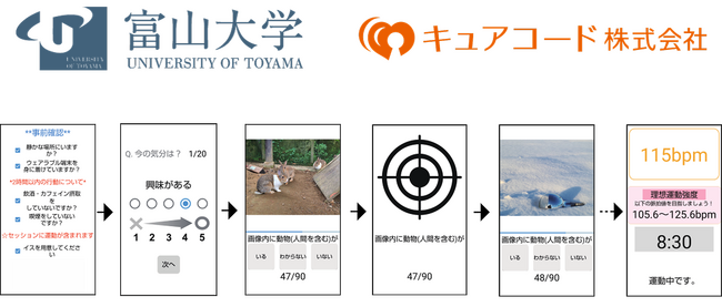 【富山大学×キュアコード 】有酸素運動で記憶力向上！長期記憶能力測定・改善アプリ『Statice』で特許を取得