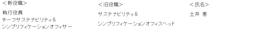 アクサ生命の役員および部長・支社長人事について