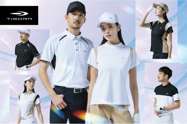 春のゴルフウェア「TIGORA GOLF 2025 SPRING COLLECTION」全国のゴルフ５と公式オンラインストアで発売