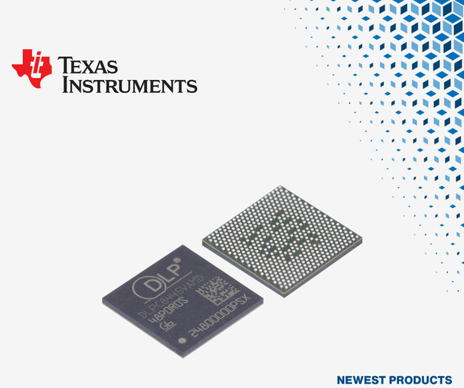 マウザー、Texas Instrumentsの DLPC8445/DLPC8445Vデジタル・ディスプレイ・コントローラの 取り扱いを開始