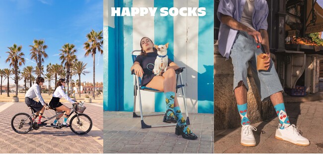 スウェーデン発のレッグウェアブランド「Happy Socks」の独占輸入販売権をスタイリングライフ・ホールディングスが取得 25年秋冬シーズンより展開開始