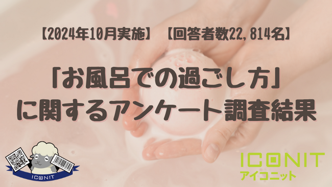 【2024年10月実施】【回答者数22,814名】「お風呂での過ごし方」に関するアンケート調査結果