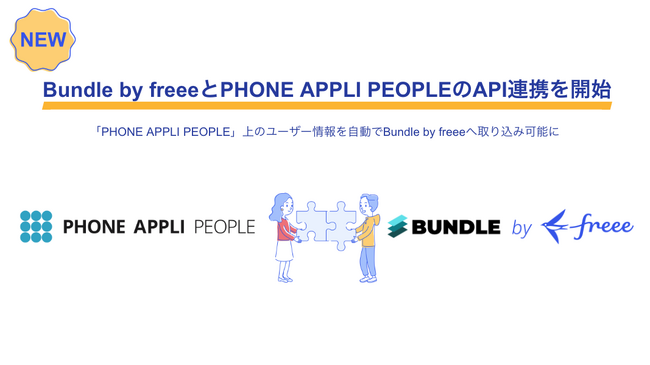 Bundle by freeeがPHONE APPLI PEOPLEとのAPI連携を開始