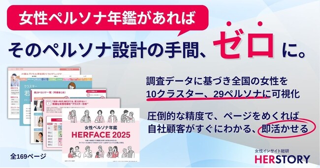 「女性ペルソナ年鑑 HERFACE2025」3月10日発売！