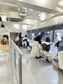 パーソナルカラー診断の様子 パーソナルカラー診断の様子