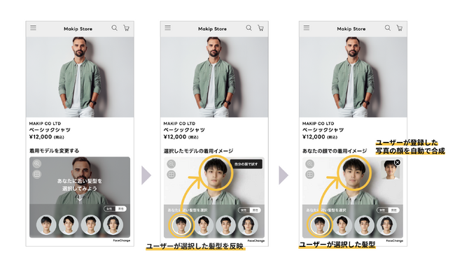 顔合成AI「FaceChange」に男性ラインナップが追加　～本サービス利用者の購買率は1.4倍以上に向上～