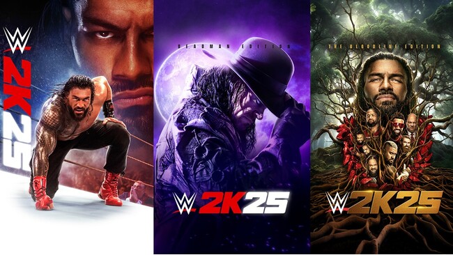 『WWE(R) 2K25』（英語版）でリングをぶち破れ！ブラッドライン エディションとデッドマン エディションが発売開始